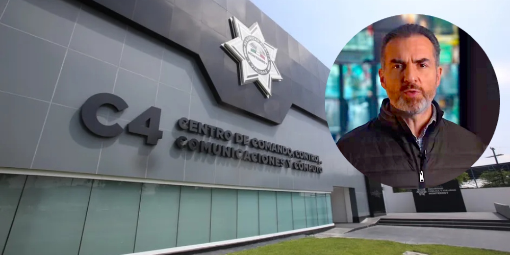 Adrián de la Garza refuerza seguridad en Monterrey con operativo preventivo desde el C4