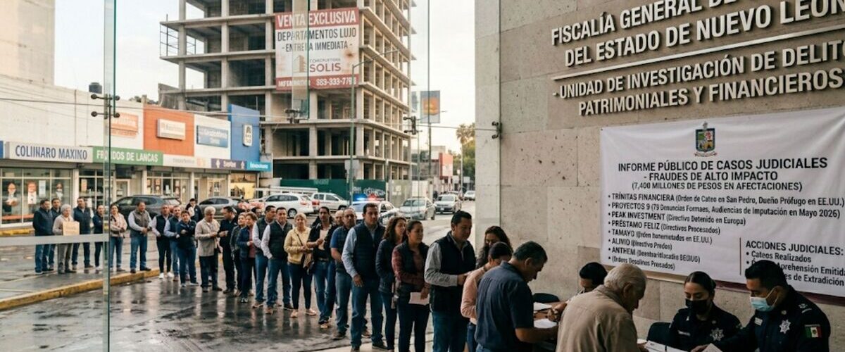 En Nuevo León, los fraudes inmobiliarios han afectado a miles, sumando pérdidas de miles de millones de pesos.