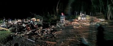 Un tornado azotó Las Flores, causando graves daños y dejando a la ciudad sin electricidad. Alerta activa.