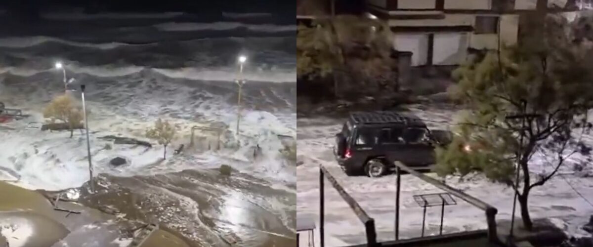 El ciclón extratropical ha causado estragos en la Costa Atlántica, dejando olas de hasta 7 metros y más.