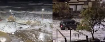 El ciclón extratropical ha causado estragos en la Costa Atlántica, dejando olas de hasta 7 metros y más.