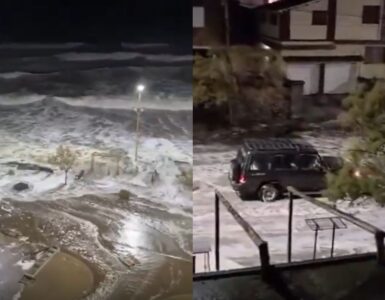 El ciclón extratropical ha causado estragos en la Costa Atlántica, dejando olas de hasta 7 metros y más.
