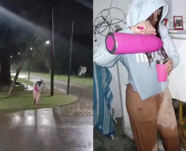 Un accidental y divertido momento se captura en TikTok al salir con dorados mates y sufrir una caída impresionante.