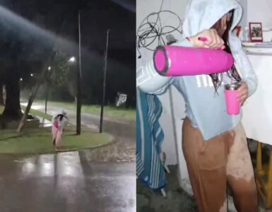 Un accidental y divertido momento se captura en TikTok al salir con dorados mates y sufrir una caída impresionante.