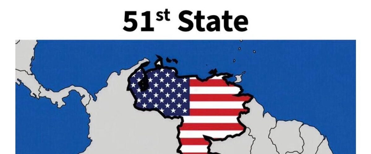 El ex presidente Trump publicó un mapa de Venezuela como el estado 51 de EE.UU., desatando controversia internacional.