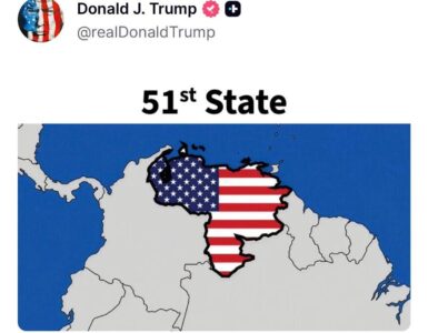 El ex presidente Trump publicó un mapa de Venezuela como el estado 51 de EE.UU., desatando controversia internacional.