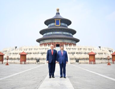 El presidente de Estados Unidos, Donald Trump, revela el ofrecimiento de ayuda de Xi Jinping para el estrecho de Ormuz.