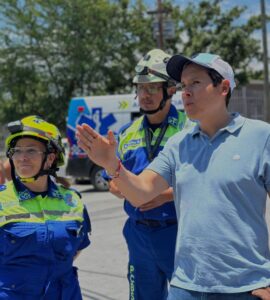 Después de cuatro días de trabajos intensos, 73 colonias en San Nicolás vuelven a tener suministro eléctrico después de los daños de la tormenta.