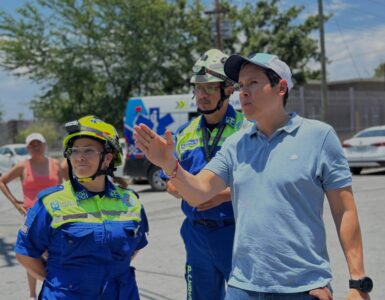 Después de cuatro días de trabajos intensos, 73 colonias en San Nicolás vuelven a tener suministro eléctrico después de los daños de la tormenta.