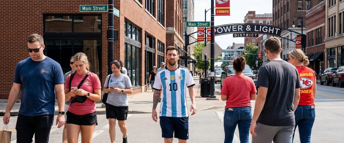 La ciudad, sede del Mundial 2026, aún intenta identificar al ícono del fútbol Lionel Messi en su llegada.