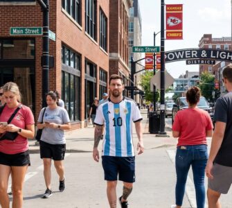 La ciudad, sede del Mundial 2026, aún intenta identificar al ícono del fútbol Lionel Messi en su llegada.