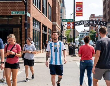 La ciudad, sede del Mundial 2026, aún intenta identificar al ícono del fútbol Lionel Messi en su llegada.