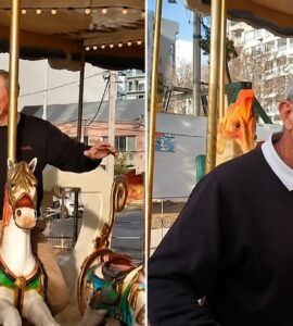 Descubre la conmovedora experiencia de un padre al subirse nuevamente a una calesita y su emotivo mensaje a su hija.