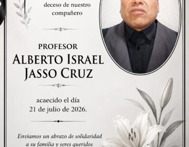 El profesor Alberto Israel Jasso Cruz falleció tras cuestionar el sistema de justicia y las acusaciones en su contra.
