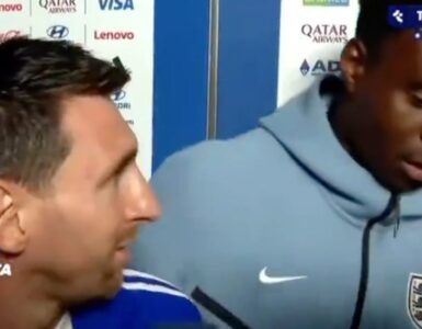 Marc Guehi sorprendió a Lionel Messi en la zona mixta tras la final del Mundial. Descubre cómo reaccionó el ícono argentino.