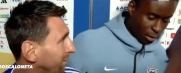 El capitán argentino mostró sorpresa en una entrevista tras un gesto amistoso de un jugador de Inglaterra.