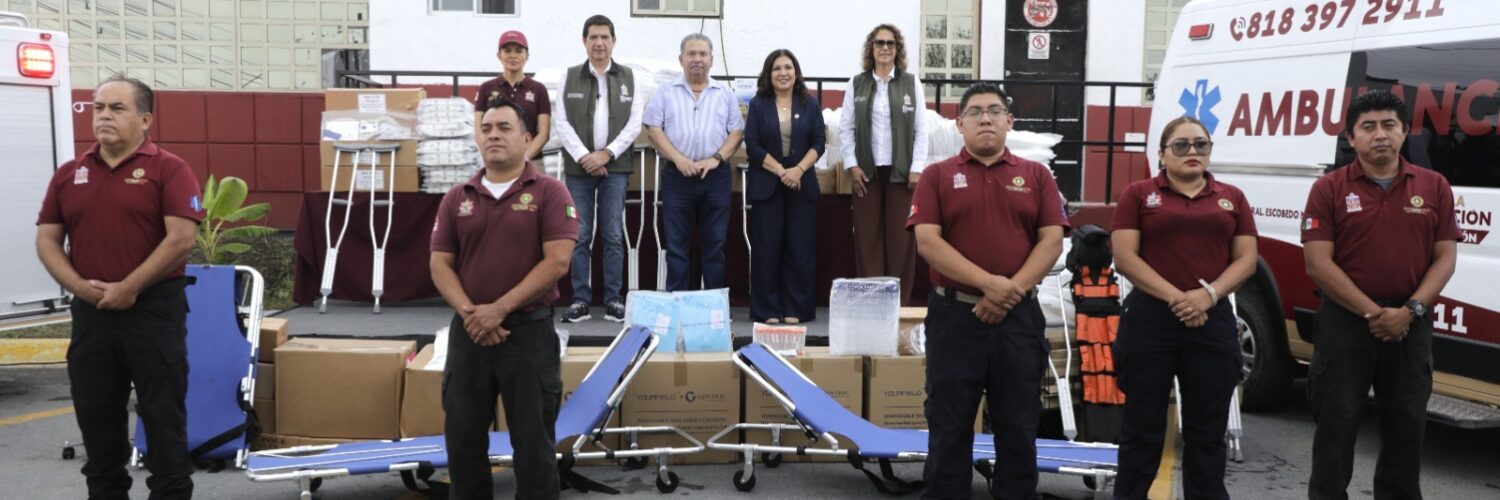 Escobedo fortalece sus servicios esenciales tras una importante donación de equipo especializado al DIF y Protección Civil.