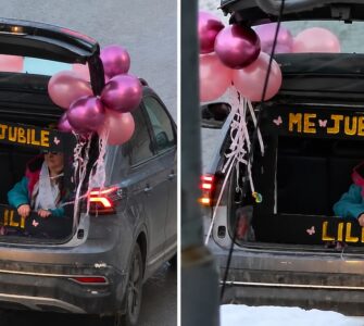 Un jubilado sorprendió al mundo con su celebración en un auto y se volvió viral en TikTok.