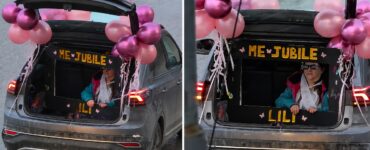 Un jubilado recorrió las calles en el baúl de un auto y su fiesta se hizo viral en TikTok, cautivando a millones.