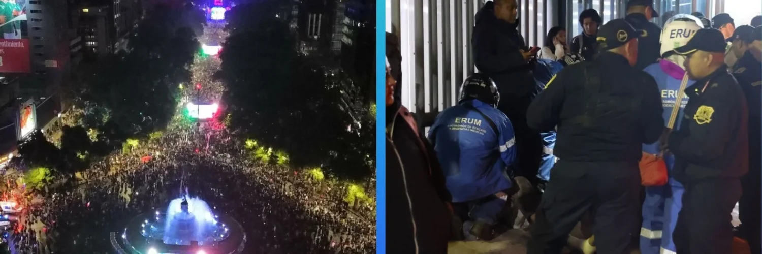 Un sobreviviente de la estampida en los festejos del Ángel comparte su angustiante experiencia tras el partido México-Ecuador.