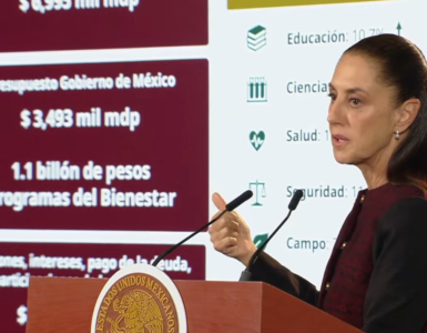 La presidenta Claudia Sheinbaum defiende el Paquete Económico 2027, garantizando que no habrá nuevos impuestos ni endeudamiento.